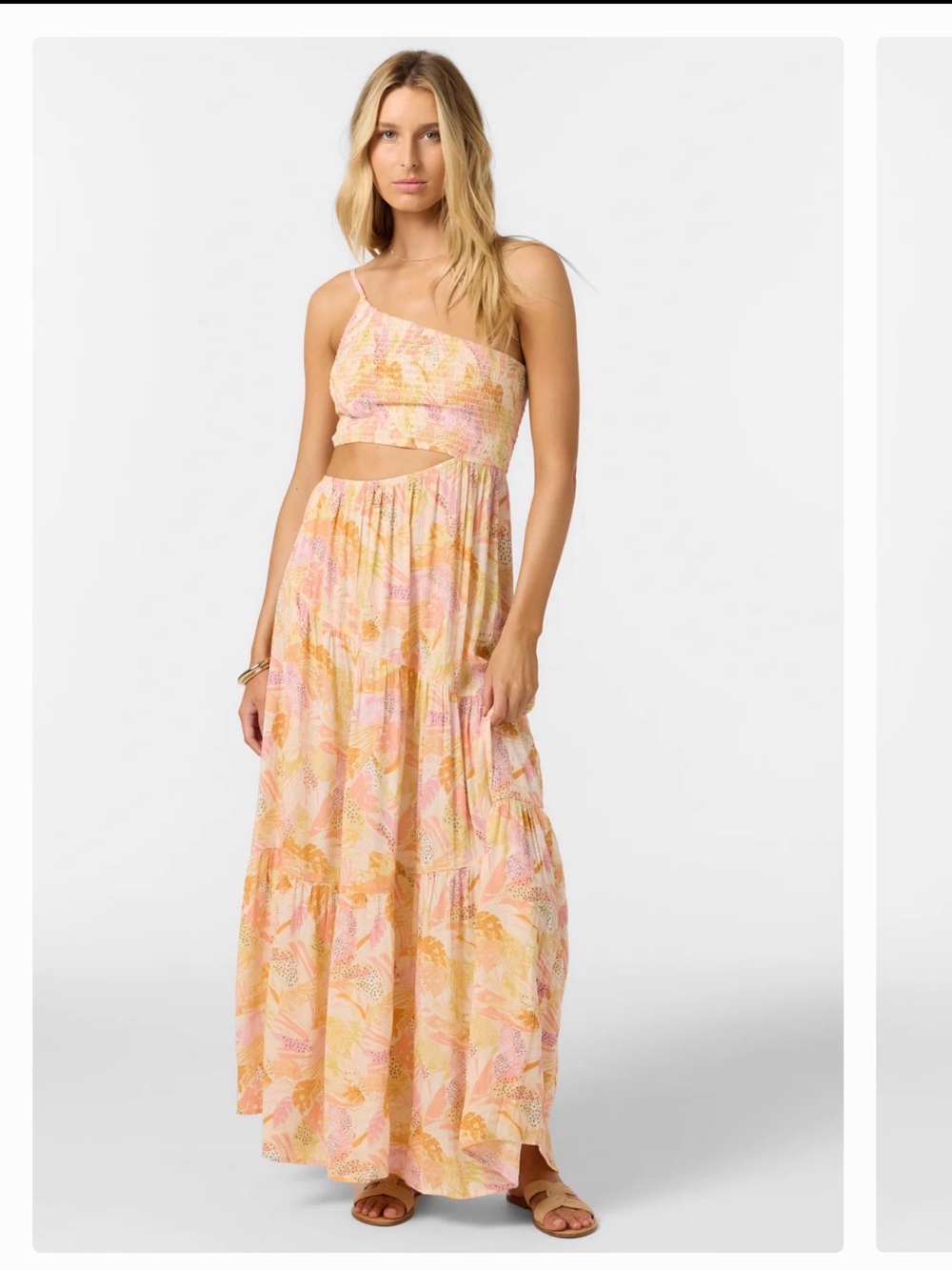Billabong maxi dress with cutout